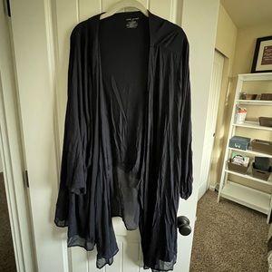 Lane Bryant midnight long sleeved cardigan